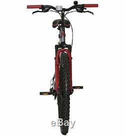 Cross DXT500 26 Inch Dual Suspension Maen's Mountain Bike Grey & Red