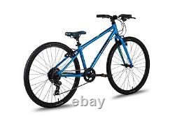 Cuda Trace Kids Mountain Bike, Blue, 7-Speed 26
