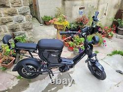 Cyclops twin seater electric bike scooter moped ebike 15mph road legal