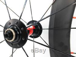 DT Swiss 240 Tubular 50mm Carbon Road Bike Wheelset 11 Speed NEW