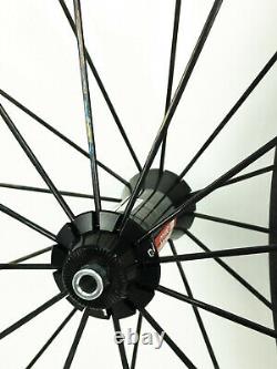 DT Swiss 370 Tubular 50mm Carbon Road Bike Wheelset 11 Speed NEW