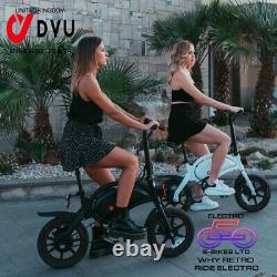 DYU D3F Folding Electric Bike 14inch commuter 250W E-Citybike Bicycle windgoo