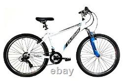 Dallingridge Pulsar Mountain Bike 26 Wheel MTB 18 Speed Shimano Bicycle White