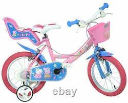 Dino Bikes 144R-PIG Peppa Pig Finding Dory Bicycle, Kids Bike, Pink