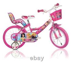 Dino Princess Toon Kids Bike 16 Wheel Cycling Bicycle Single Speed Pink