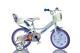Disney Frozen 2 Film Kids Girls Bike 14 Wheel Bicycle Stabilisers 1 Speed White