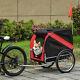 Dog Bicycle Trailer Jogger Stroller Pet Bike Steel Frame With Folding