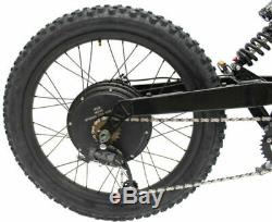 Duty Free Risunmotor Ebike 72V 5000W FC-1 Stealth Bomber Mountain Electric Bike
