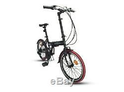 ECOSMO 20 Brand New Folding City Bicycle Bike 21SP SHIMANO 20F03BL