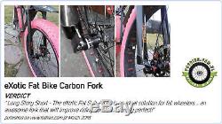 EXotic Disc Specific Rigid Carbon Mountain Bike Fork, 29er 650b 26in MTB Wheel