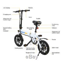 E-Bike Folding Electric Bike Moped Bicycle City Bike 250W Power 14 Wheel 25km/h