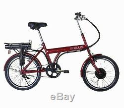 E-Plus Red Mantra 20 inch Wheel Size Unisex Electric Bike