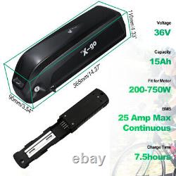 E-bike Battery 24V 36V 48V 10Ah 13Ah 15ah 20Ah 1500W 1000W 750W Electric Bicycle