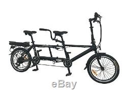 Ebike Electric Bicycle 20 Alloy Tandem Folding bike, 250W, 36V 10.4A E20TF01BL