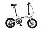 Ecosmo 16 Wheel Lightweight Alloy Folding Bicycle Bike 6 Sp, Dual Disc -16af02w