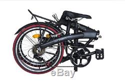 Ecosmo 20 Wheel Lightweight Alloy Folding Bicycle Bike 7 SP, 12kg 20AF09BL