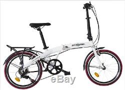 Ecosmo 20 Wheel Lightweight Aluminium Folding Bicycle Bike 7 SP, 12kg 20AF09W