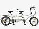 Ecosmo 20 Wheel New Folding Steel Tandem Bicycle Bike 7 Speeds 20tf01w