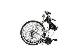 Ecosmo 26 Wheel Lightweight Alloy Folding MTB Bicycle Bike 17.5- 26AF18BL