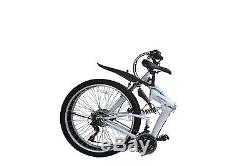 Ecosmo 26 Wheels Folding Mountain MTB Bicycle Bike 21SP, 18.5-26SF02W