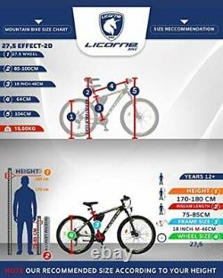 Effect Premium Mountain Bike in 27.5 Inch Aluminium, Bicycle for