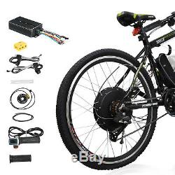 Electric Bicycle Conversion Kit 1500W 48V E Bike Motor Hub Speed Rear Wheel 26