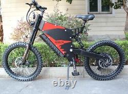 Electric Bicycle Ebike 72V 5000W FC-1 Stealth Bomber MountainBike & 35AH Battery
