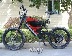 Electric Bicycle Ebike 72V 5000W FC-1 Stealth Bomber MountainBike & 35AH Battery