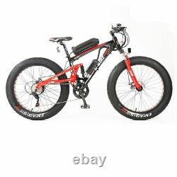 Electric Mountain Hybrid Bike/Bicycle NEW SPEED Fat Tire 26 MTB/7 Speed