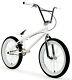 Elite 20 Bmx Destro Bicycle Freestyle Bike 3 Piece Crank White Chrome New 2020