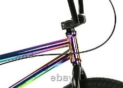 Elite BMX 20 Bike Destro Freestyle Oil Slick Neo Chrome 3pc Crank