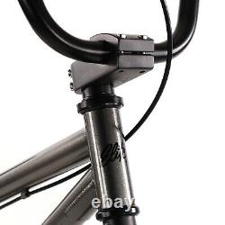 Elite BMX 20 Bike Stealth Freestyle Gunmetal Grey NEW 2021 1-Piece