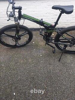 Eurobike G7 21-speed Foldable Mountain Bicycle Army Green