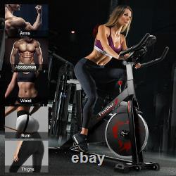 Exercise Bike Cycling Bicycle Cardio Fitness Workout with Adjustable Resistance