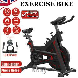 Exercise Bike Home Gym Bicycle Cycling Cardio Fitness Training Indoor Workout UK