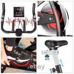 Exercise Bike Indoor Cycling Bicycle Cardio Workout Fitness Training with LCD