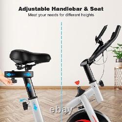 Exercise Bike Indoor Cycling Bicycle Cardio Workout with APP 13kg Flywheel 150kg