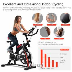 Exercise Bike Stationary Indoor Fitness Cycling Bike Gym Bicycle withLCD Display