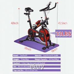 Exercise Spin Bike Home Gym Bicycle Cycling Cardio Fitness Training Indoor