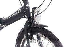 Faltrad 20 Zoll Klapprad unisex Fahrrad CHRISSON FOLDO 6G Shimano schwarz matt