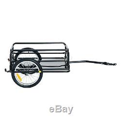 Folding Bike Trailer Cargo B icycle Storage Carrier with Hitch