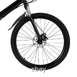 Folding Bikes Mens Mountain Bike Full Suspension Disc Brake Bicycle 26 inch