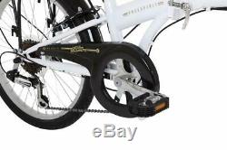 Freespirit Darley Unisex Folding Bike Bicycle White 6 Speed 20 Wheel FS449