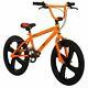 Freespirit Savage Bmx 20 Mag Wheel Bike Neon Orange First Kids Bmx Bicycle