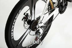 Full Suspension FIREFLY Folding Mountain Bike Bicycle 3 Spoke WHITE