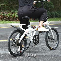 Full Suspension Folding Bike 20 Wheels 7 Speed Gears Disc Brakes Alloy Lightwei
