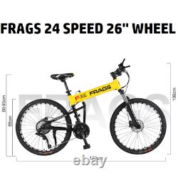Full Suspension Mountain Bike/Bicycle Men/Women 24Speed26 Wheel MTB Frames