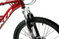 Fully 26 Zoll MTB unisex Mountainbike Rad KCP ATTACK 21 Gang SHIMANO rot DISK