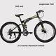 G7 27.5 Folding Mountain Bike Shimano 21 Speed Dual Disc Brakes Adult Bicycle