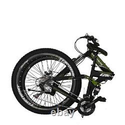 G7 27.5 Folding Mountain Bike Shimano 21 Speed Dual DIsc Brakes Adult Bicycle